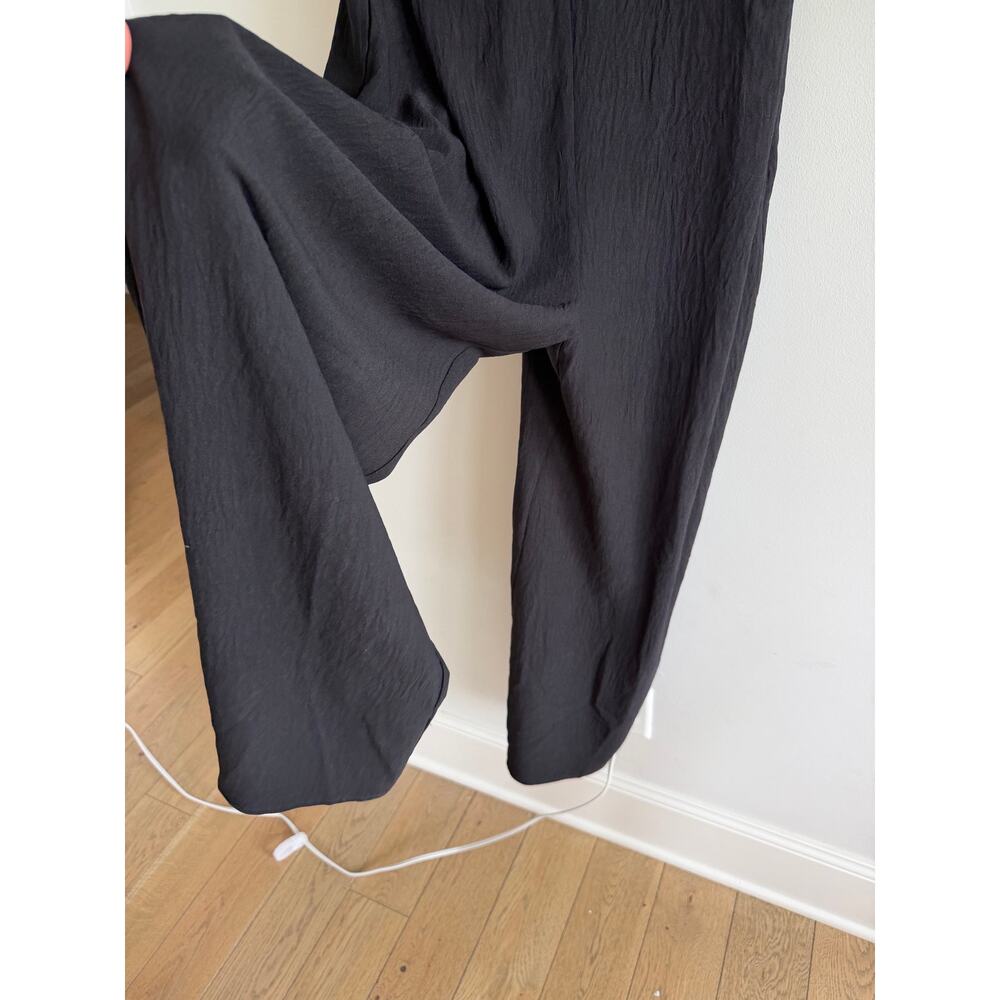 Whiteroom + Cactus Sardinia Sleeveless Tie Shoulder Strap Jumpsuit Black M NWT - Picture 8 of 8